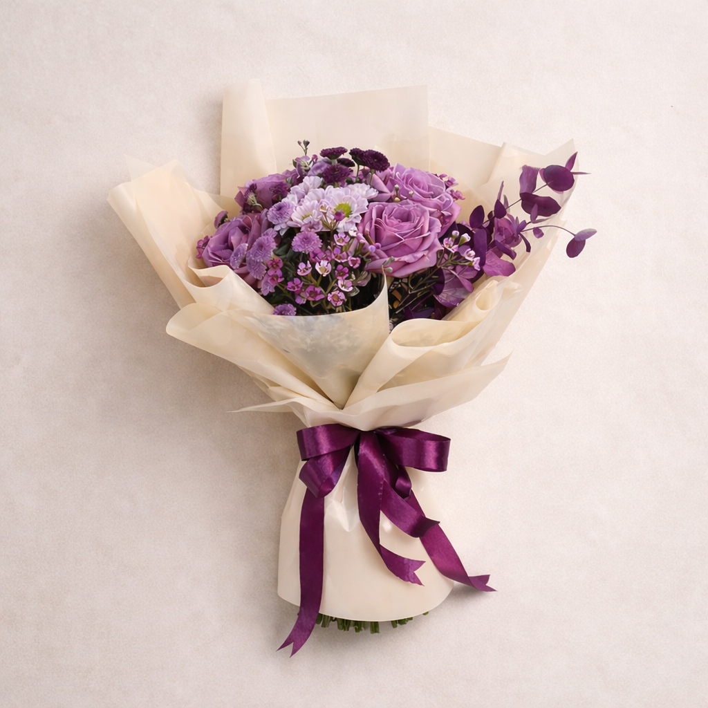 Lavender Whisper — Vase Arrangement