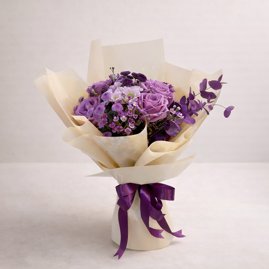 Lavender Whisper — Vase Arrangement