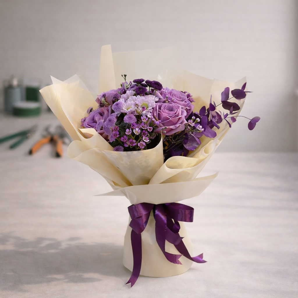Lavender Whisper — Vase Arrangement