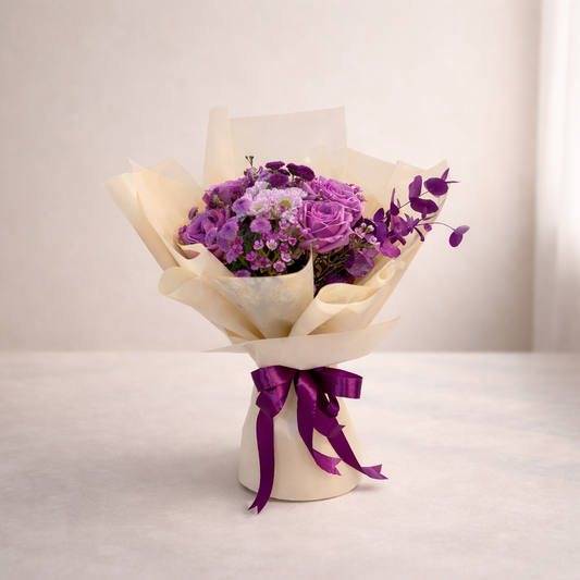 Lavender Whisper — Vase Arrangement