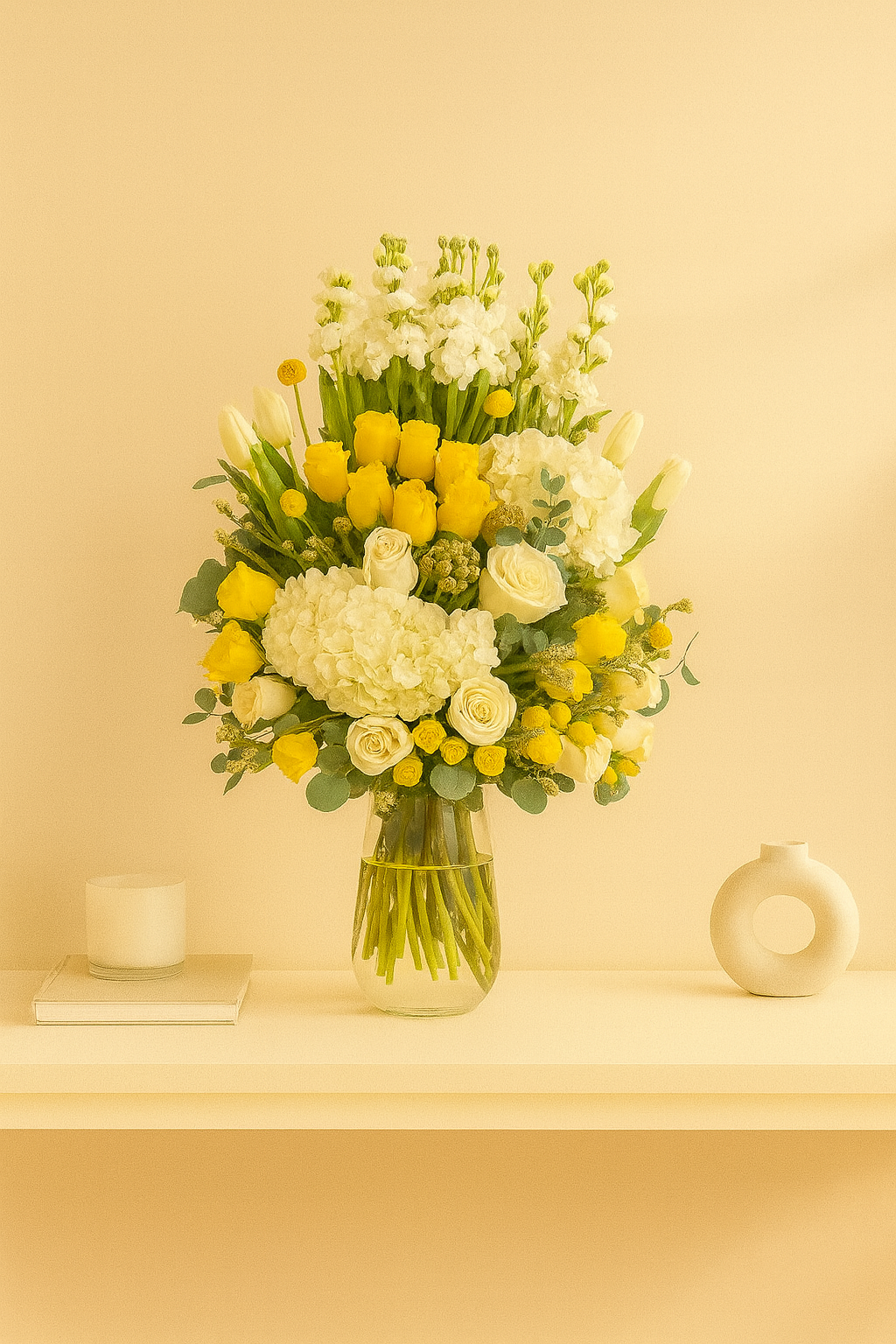Yellow & White Grace Arrangement